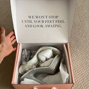 The shoe fairy competition heels.